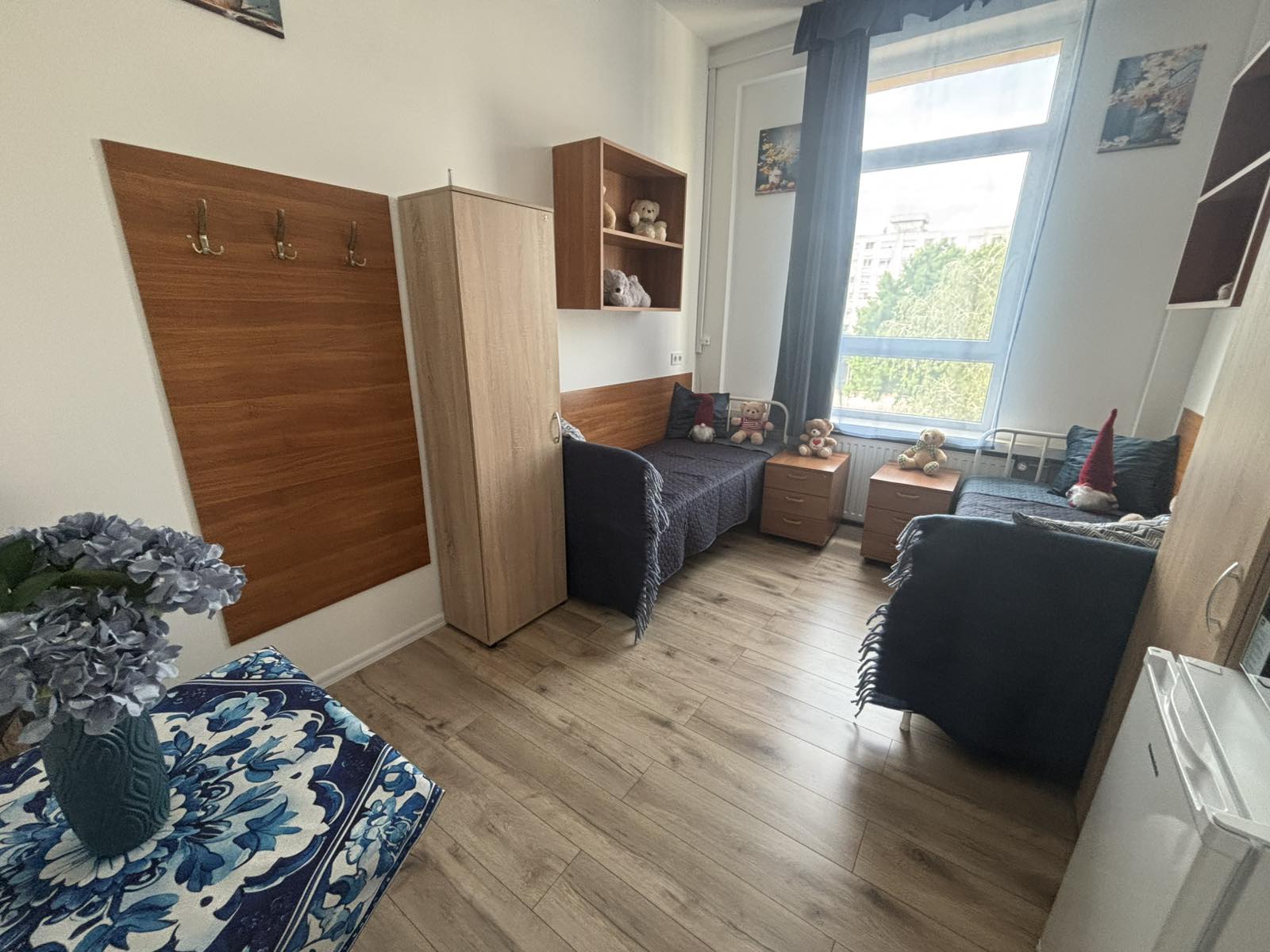 2 ágyas szoba az 1+2 ágyas apartmanban